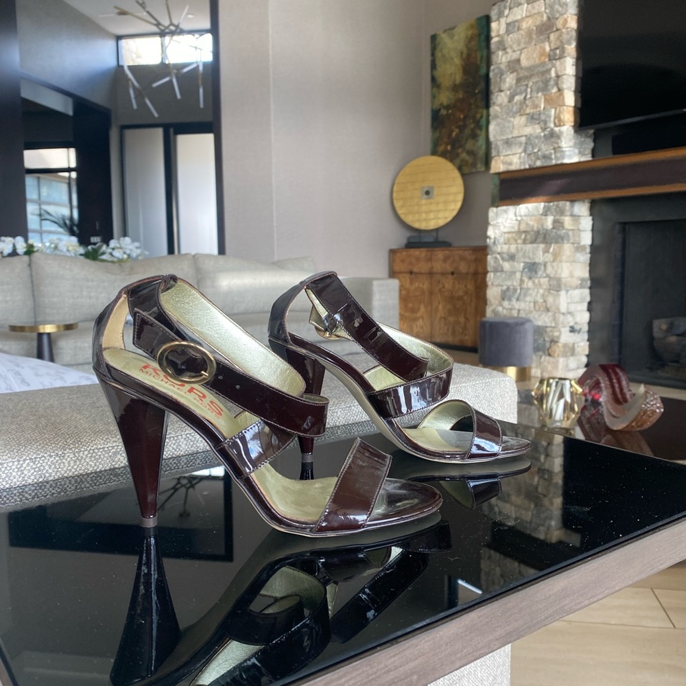 {never been worn} Michael Kors cross-strap heels